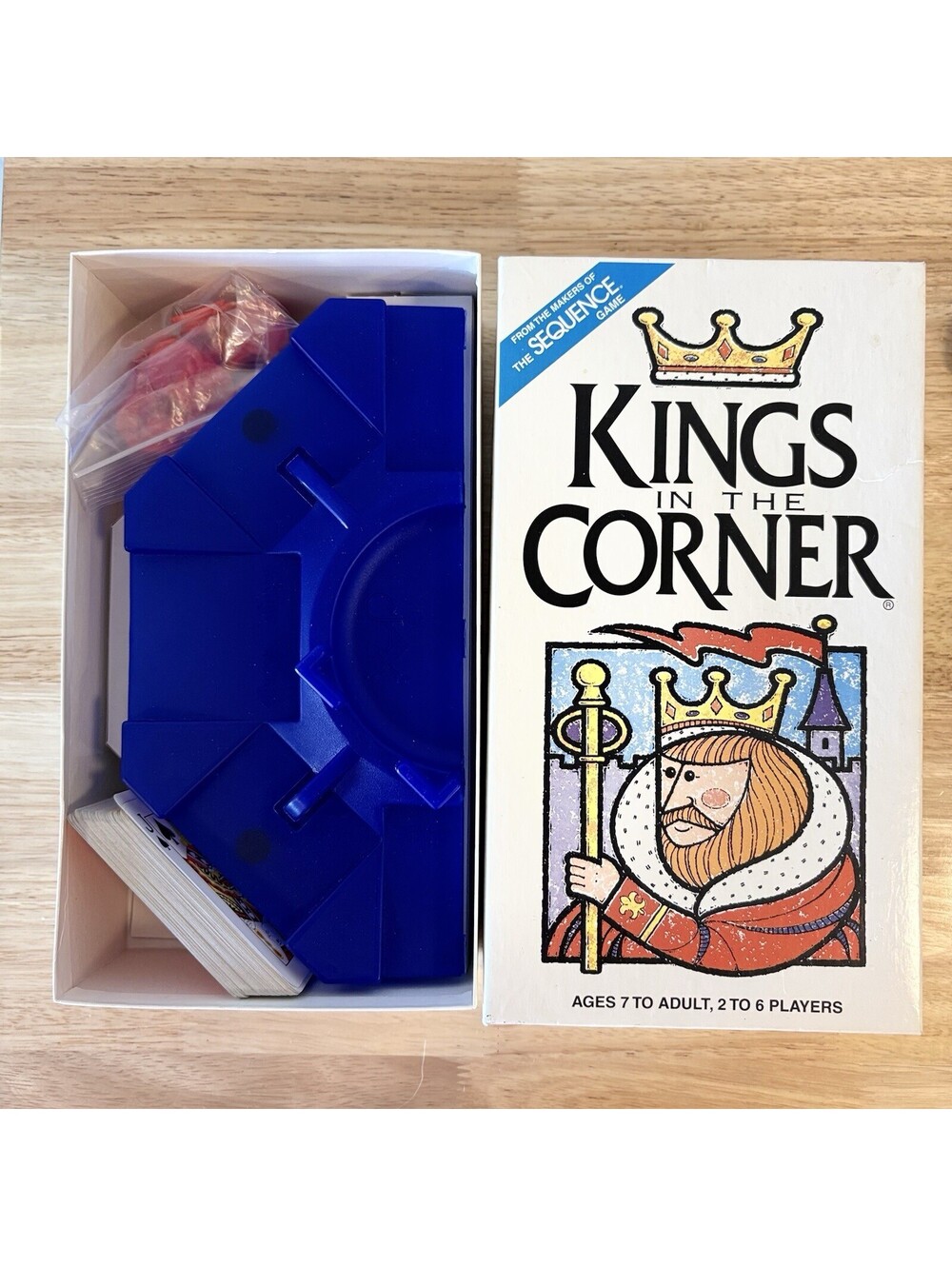 Kings In The Corner Card Game By Jax COMPLETE Family Strategy Game 1996 - Picture 5 of 9